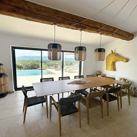 Luxury House, St Tropez 20mns! Stunning View, Serene & Private فيلة *