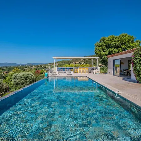Vila Luxury House, St Tropez 20mns! Stunning View, Serene & Private