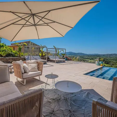 Luxury House, St Tropez 20mns! Stunning View, Serene & Private * Grimaud