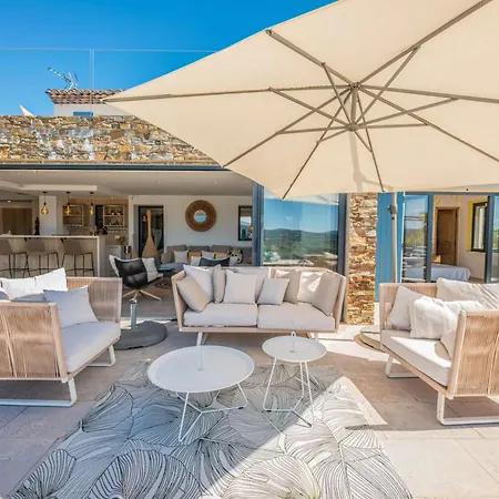Luxury House, St Tropez 20mns! Stunning View, Serene & Private * Grimaud