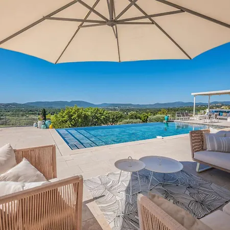 Luxury House, St Tropez 20mns! Stunning View, Serene & Private Grimaud